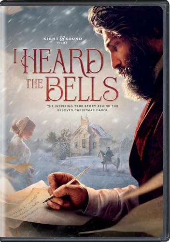 DVD cover for “I Heard The Bells” featuring a bearded man and winter scene.