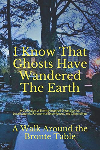 Book cover with a spooky tree and graveyard scene, titled “I Know That Ghosts…”