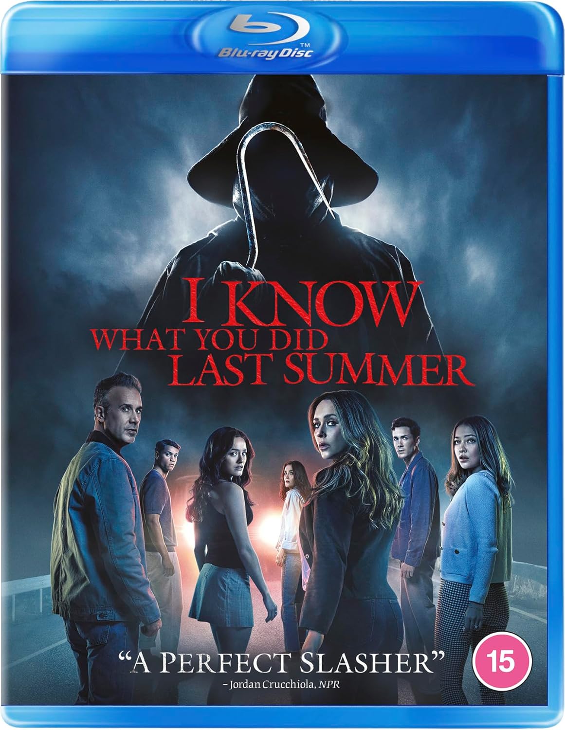 Blu-ray cover for "I Know What You Did Last Summer (2025)" with figures.
