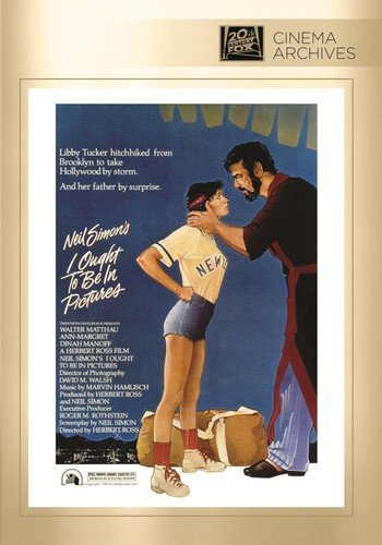 DVD cover for "I Ought To Be In Pictures" featuring two people embracing.
