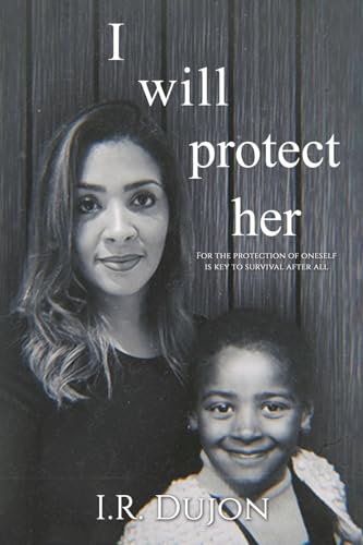 Book cover featuring a woman and child, with white text on a dark background.
