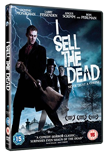 DVD cover for I Sell The Dead featuring three men with shovels at night.