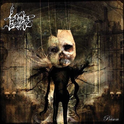 Dark, surreal album cover featuring a faceless figure with a skull-like head.