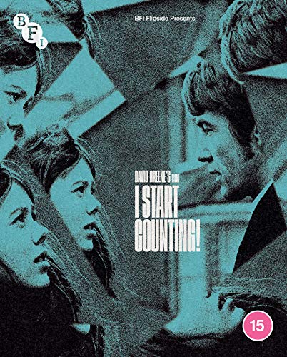 Blu-ray cover art featuring a stylized teal and black collage of human faces.