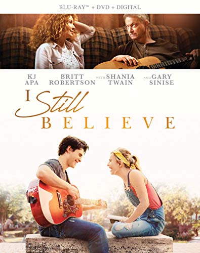 I Still Believe" Blu-ray cover with actors playing guitars and smiling.