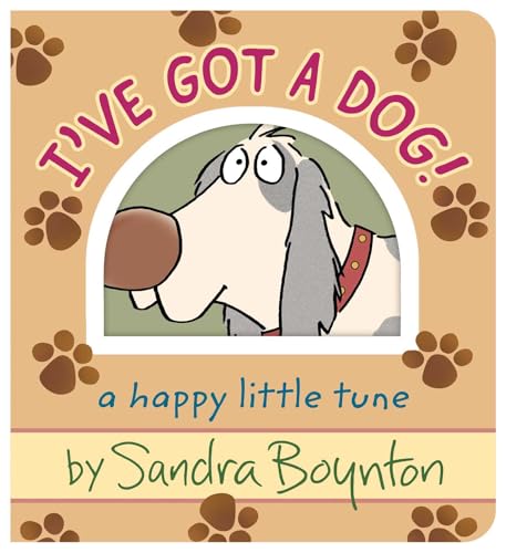 Book cover featuring a cartoon dog with a brown nose and floppy ears.
