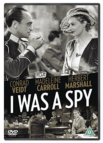 DVD cover for "I Was A Spy" with black and white images of actors.