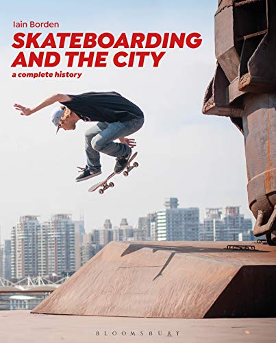 Book cover: skateboarder in mid-air against a city skyline.