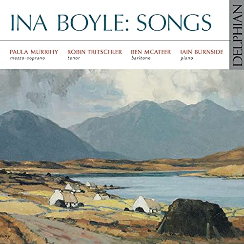 CD cover for “Ina Boyle: Songs” featuring a landscape painting.