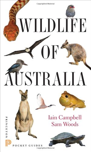 Book cover featuring diverse Australian animals: snake, bird, kangaroo, and turtle.