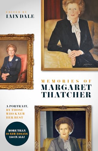 Book cover featuring three painted portraits of Margaret Thatcher.