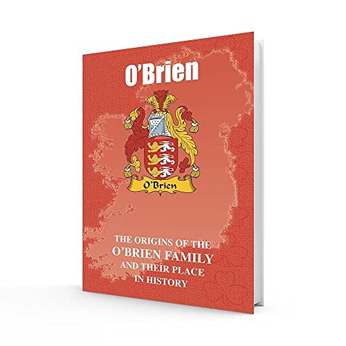 Red book cover with a coat of arms and the title "O'Brien".