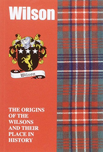Book cover: “Wilson” with a coat of arms and tartan pattern.