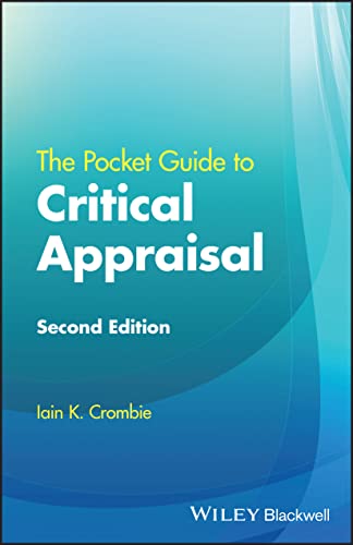 Blue book cover titled "The Pocket Guide to Critical Appraisal," second edition.