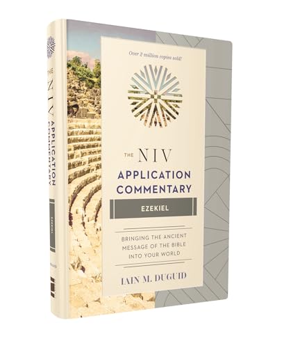 Book cover for “Ezekiel” NIV Application Commentary, featuring ancient ruins.