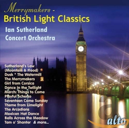 CD cover: "The Merrymakers" with Big Ben and orchestral details.