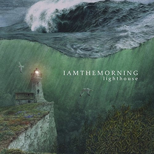 Album cover art featuring a lighthouse on a cliff with crashing waves and seagulls.