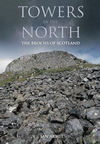 Book cover: stone broch ruins in a rocky, grassy Scottish landscape.