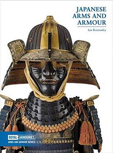 Book cover featuring a detailed, ornate Japanese samurai helmet and armour.