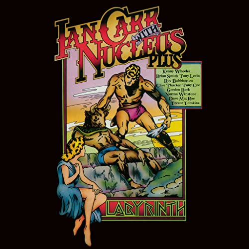 Album cover for "Labyrinth" by Ian Carr With Nucleus, featuring fantasy art.