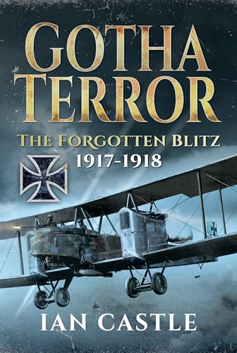 Book cover: “Gotha Terror” depicts a German biplane from WWI.