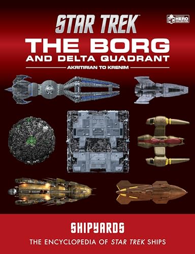Star Trek book cover featuring various spaceship designs from the Delta Quadrant.