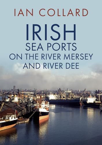 Book cover depicting Irish Sea ports, ships, and a city skyline.