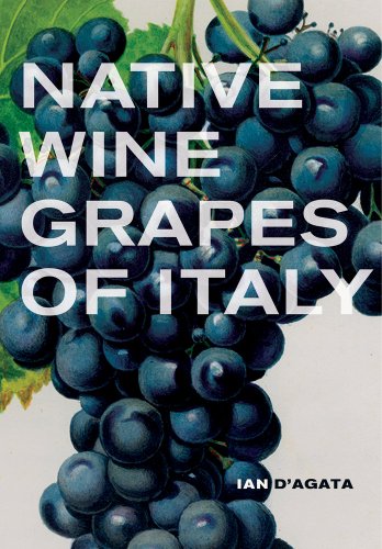 Book cover featuring a close-up of dark blue wine grapes.