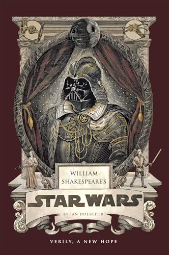 Book cover: Darth Vader in Elizabethan attire, with "Star Wars" title.