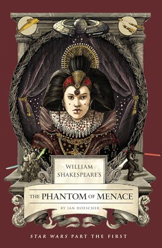 Book cover featuring Queen Amidala in a Shakespearean portrait style.