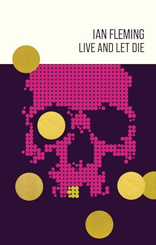 Book cover: purple and pink skull design with golden circles.
