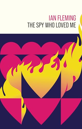 Book cover: “The Spy Who Loved Me” with pink and yellow heart design.