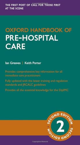 Cover of “Oxford Handbook of Pre-hospital Care,” second edition.