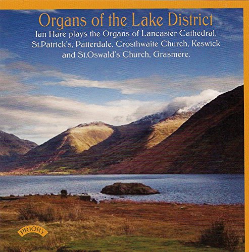 CD cover: Lake District landscape with mountains and a lake, titled "Organs of the Lake District".
