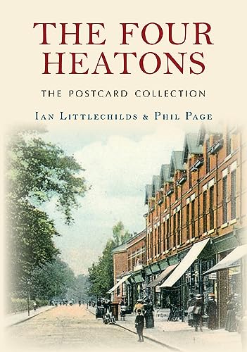 Book cover featuring a vintage street scene and title “The Four Heatons.”