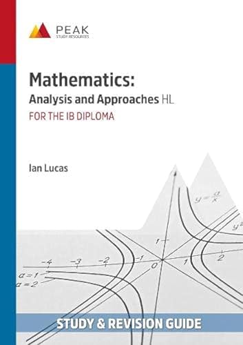 IB Mathematics: Analysis and Approaches HL study guide cover with graphs.