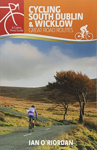 Book cover: "Cycling South Dublin & Wicklow" with a cyclist on a road.
