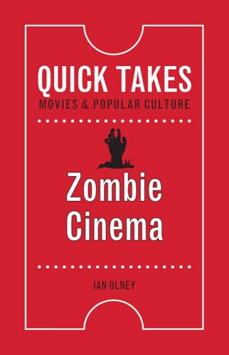 Red book cover with white text: "Zombie Cinema" and a zombie silhouette.