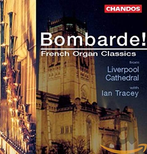 CD cover: organ pipes, cathedral tower, and album title "Bombarde!".