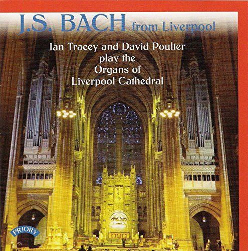 CD cover for "J.S. Bach from Liverpool" featuring Liverpool Cathedral.