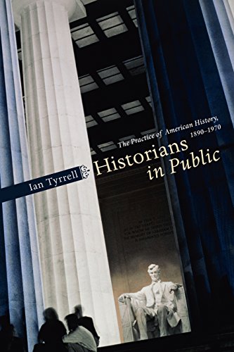 Book cover: "Historians in Public" with Lincoln Memorial in background.