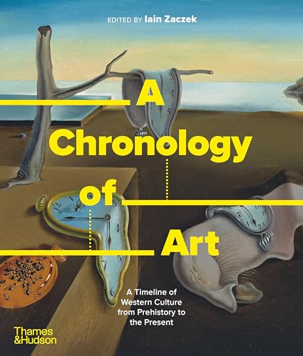 Book cover: “A Chronology of Art” featuring a Dalí-style melting clock image.
