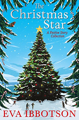 Book cover: Christmas tree with star, snowy border, and author Eva Ibbotson.