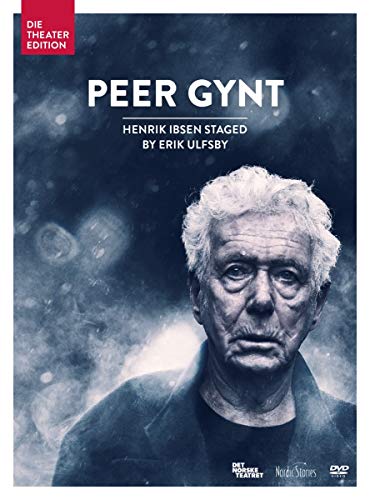 DVD cover for Ibsen’s “Peer Gynt” featuring a portrait of an older man.