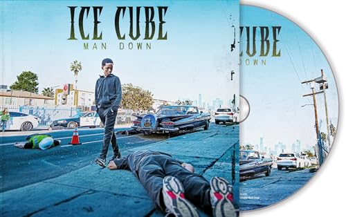 CD case with Ice Cube's name and album title Man Down on the cover.