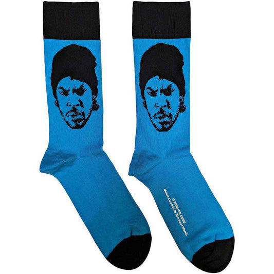Unisex ankle socks featuring a portrait graphic, UK size 7 to 11.