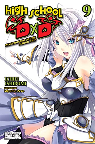 Cover of High School DxD light novel volume 9, featuring a silver-haired anime girl.