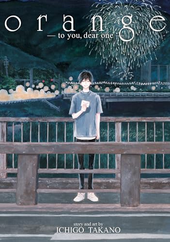 Painted book cover featuring a young person on a bridge.
