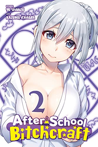 Manga cover with a young woman and magical circle background.