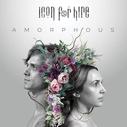 Album cover featuring black and white man and woman with flowers in their hair.